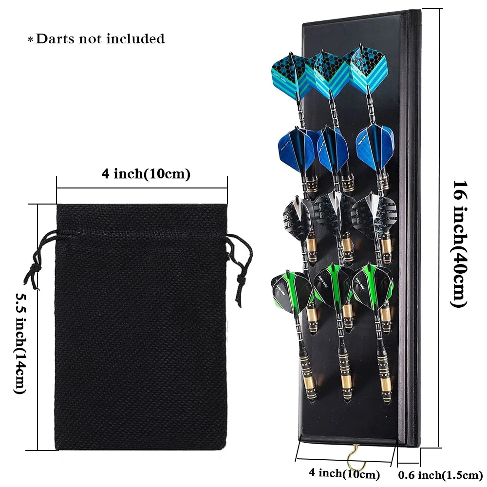 12-Hole Wall Mounted Darts Holder