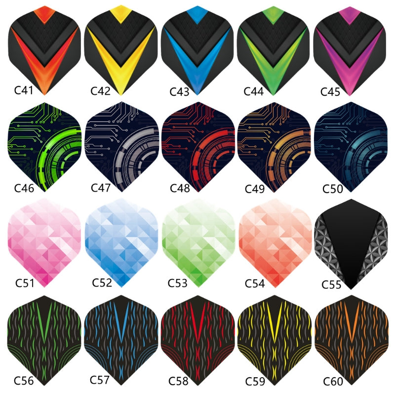 30Pcs/Pack Feather Tail Dart Flights Styles