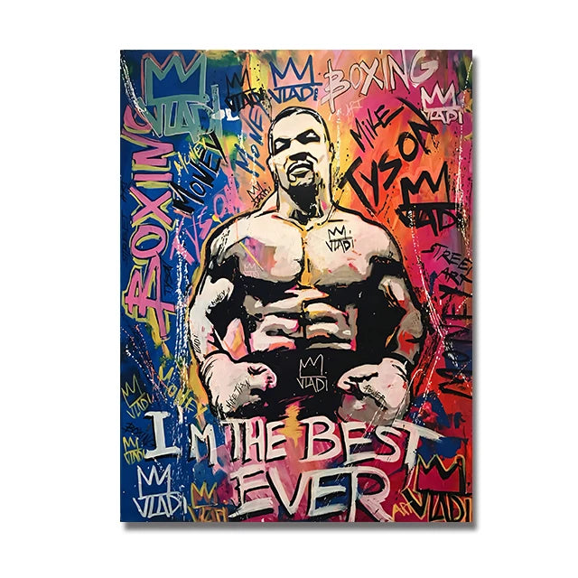 Boxing Champion Street Graffiti Posters Many Options Available