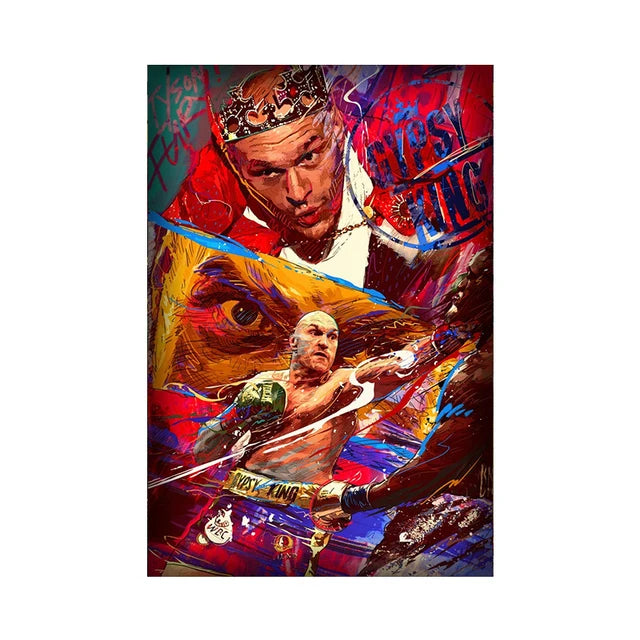 Boxing Champion Street Graffiti Posters Many Options Available