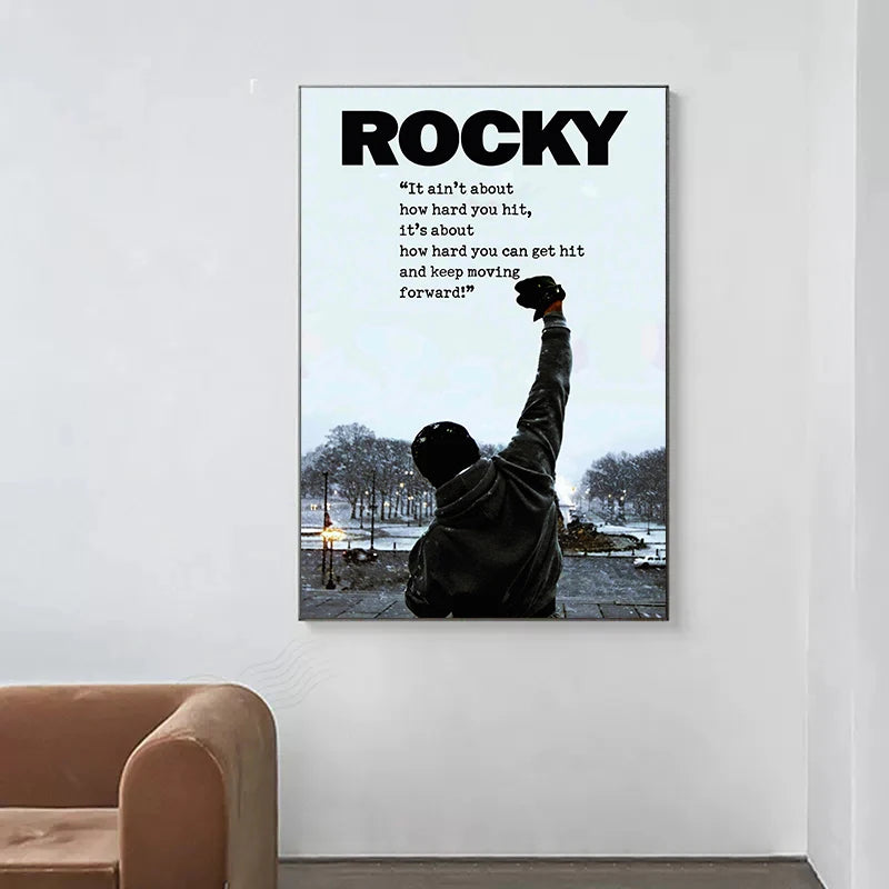 Iconic Rocky Balboa Art in a Variety of Options