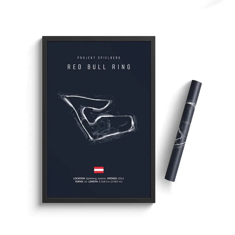 F1 Circuit Canvas Wall Art