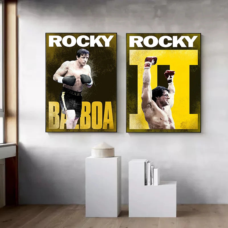 Iconic Rocky Balboa Art in a Variety of Options