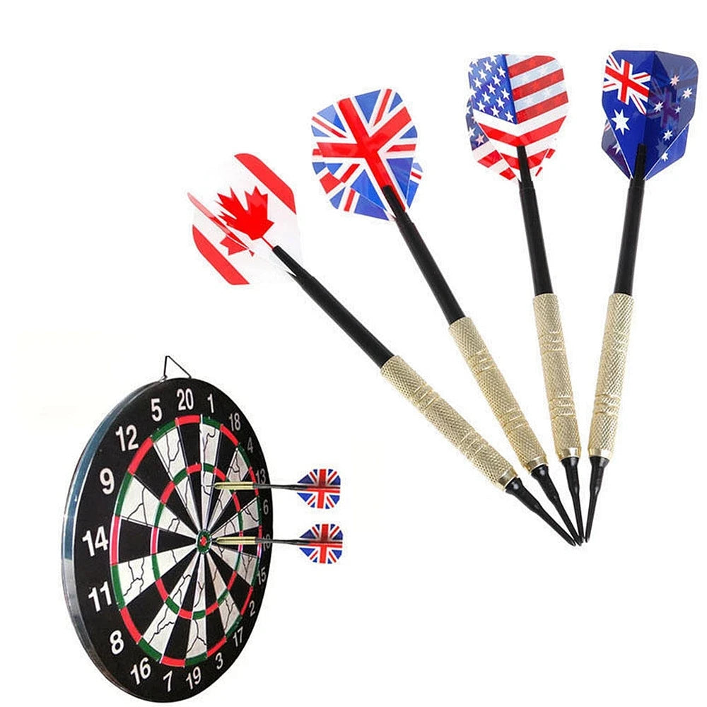 14g 12 PCS Soft Tip Darts Set With100 Extra Plastic Tips